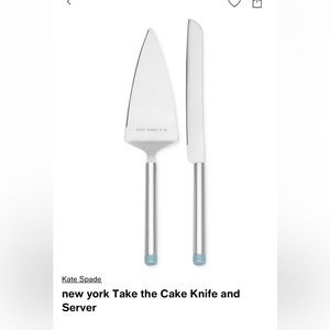 Kate Spade Lenox “Take The Cake” Knife and Server Set